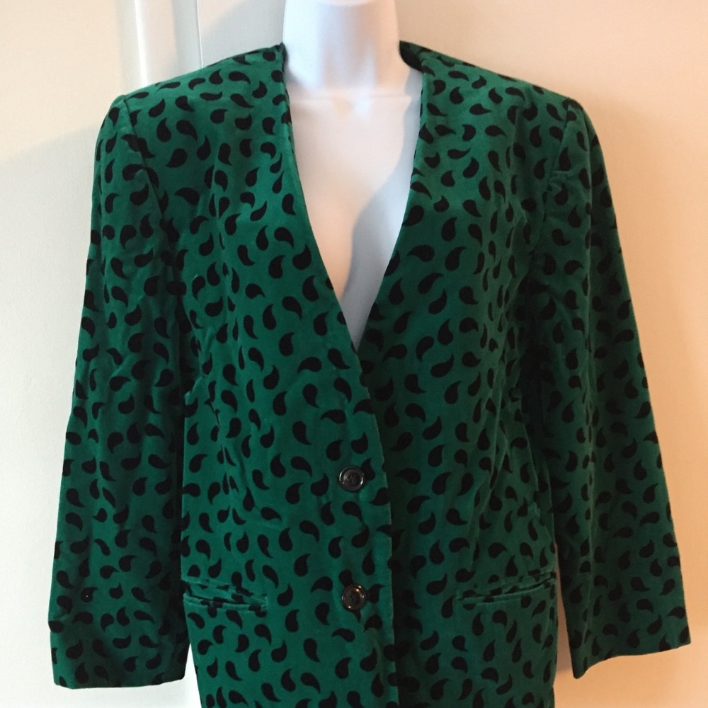 Women’s velvet designer jacket